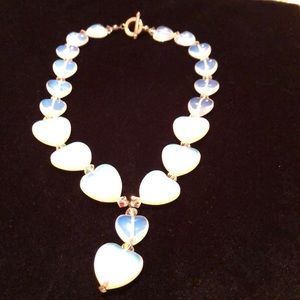 Vintage hearts necklace